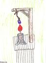 Cartoon: execution of candlelight with wa (small) by Seydi Ahmet BAYRAKTAR tagged execution,of,candlelight,with,water