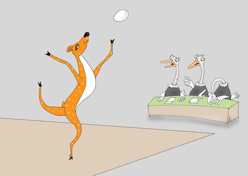 Cartoon: ball (medium) by Tarasenko  Valeri tagged gymnastics,ball,egg,sport