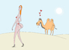 Cartoon: love (small) by Tarasenko  Valeri tagged camel,mirage,desert