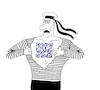 Cartoon: sailor (small) by Tarasenko  Valeri tagged sailor,code,tattoo,shirt