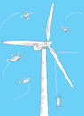 Cartoon: technology (small) by Tarasenko  Valeri tagged technology,drone,energy,wind