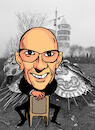 Cartoon: Michel Foucault in the cemetery (small) by laodu tagged intellectual said