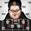 Cartoon: freedom of speech (small) by Crabman tagged marokko