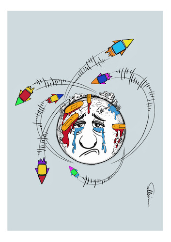 Cartoon: Destruction (medium) by sally cartoonist tagged destruction,war,conflict,environment,historical,terrorism,violence,politics,national,international,humans,animals,plants,destruction,war,conflict,environment,historical,terrorism,violence,politics,national,international,humans,animals,plants