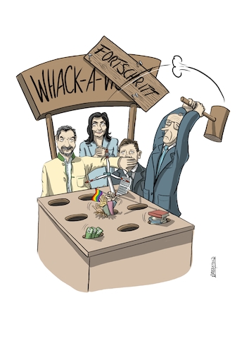 Whack-A-Fortschritt Whack-A-Fortschritt