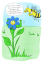 Cartoon: Frühlingserwachen (small) by SandraNabbefeld tagged cartoon,cartoonist,comic,comicstyle,humor,lustig,blumen,bienen,frühblüher,frühling,knospen,sonnenstrahlen