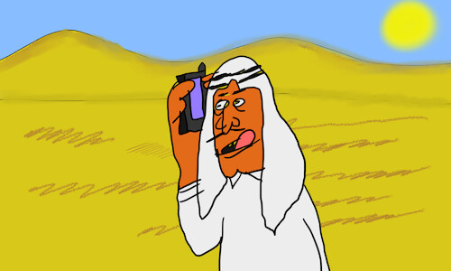 Cartoon: good morning sirs Arabs p1 (medium) by sal tagged cartoon,story,good,morning,sirs,arabs