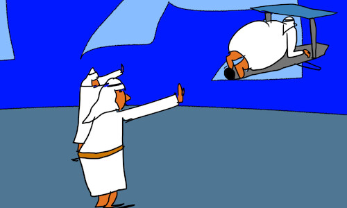 Cartoon: good morning sirs arabs p4 (medium) by sal tagged cartoon,story,good,morning,sirs,arabs