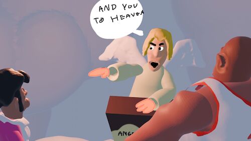 Cartoon: h and h part3 (medium) by sal tagged cartoon