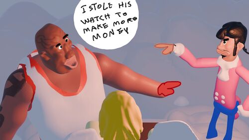 Cartoon: h and h part3 (medium) by sal tagged cartoon