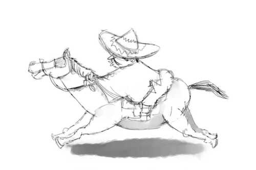Cartoon: Mexicano Racing Animation (medium) by sal tagged cartoon