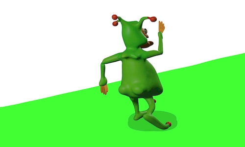 Cartoon: Mr. froggy 3d mode animation (medium) by sal tagged cartoon,animation,3d,froggy,mr