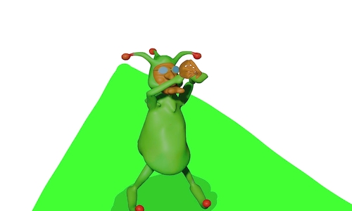 Cartoon: Mr. froggy 3d mode animation (medium) by sal tagged cartoon,animation,3d,froggy,mr
