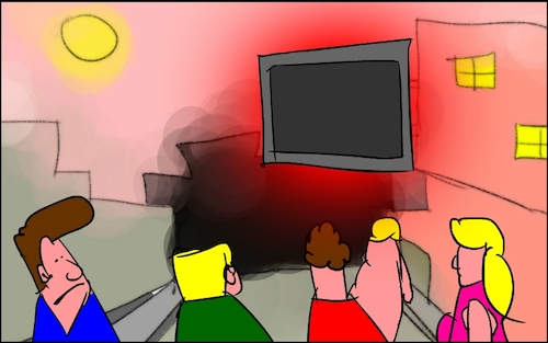 Cartoon: THE BAD NEWS BROWN 10 (medium) by sal tagged cartoon