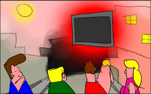 Cartoon: THE BAD NEWS BROWN 10 (medium) by sal tagged cartoon