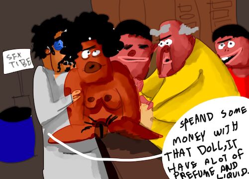 Cartoon: THE FATHFUL MEN (medium) by sal tagged cartoon