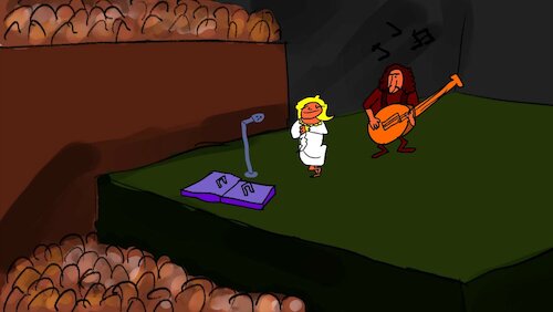 Cartoon: THE SONG PARTY (medium) by sal tagged cartoon,animatic