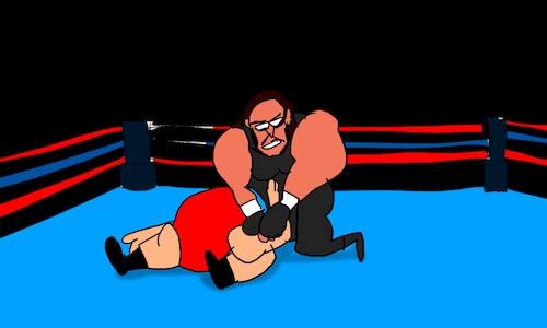 Cartoon: UNDERTAKER ANIMATIC (medium) by sal tagged cartoon,undertaker,wrestling