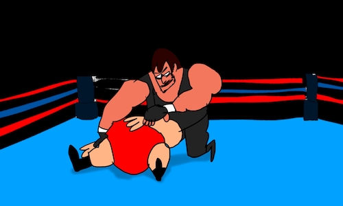 Cartoon: UNDERTAKER ANIMATIC (medium) by sal tagged cartoon,undertaker,wrestling