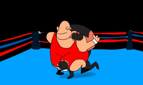 Cartoon: UNDERTAKER ANIMATIC (medium) by sal tagged cartoon,undertaker,wrestling