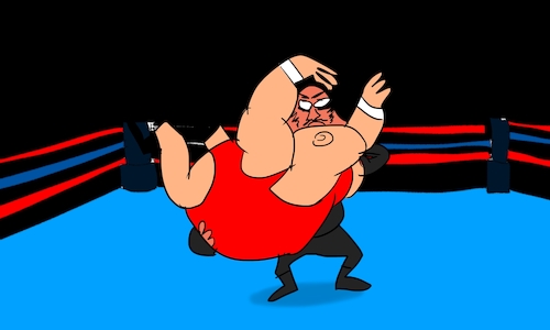 Cartoon: UNDERTAKER ANIMATIC (medium) by sal tagged cartoon,undertaker,wrestling