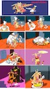 Cartoon: cow and chicken (small) by sal tagged cow,and,chicken,cartoon