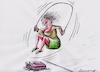 Cartoon: Gewichte (small) by Siminoga Vadim tagged sport,gewichtsstress,den,frauen,lieben
