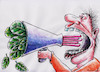 Cartoon: Politik (small) by Siminoga Vadim tagged rentenmedizin,wahlen,machtrecht,liegt,armut