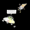 Cartoon: Fortgeschrittenen Abschreckung (small) by Büro für gehobenen Unfug tagged fortgeschrittene,abschreckung,chaos,krieg,erde,dummheit,unvernunft,zeichnung,aliens,raumschiff