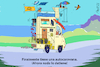 Cartoon: Finalm. tiene una autocaravana (small) by Arni tagged camper,motorhome,mobile,home,holiday,gratis,ver,ocean,mountains,beach,camping,viajes,viaje