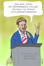 Cartoon: Habeck verteidigt Abschiebepläne (small) by Arni tagged grüne,habeck,robert,bundesregierung,abschieben,abschiebepläne,begründung,begründen,fahne,rede
