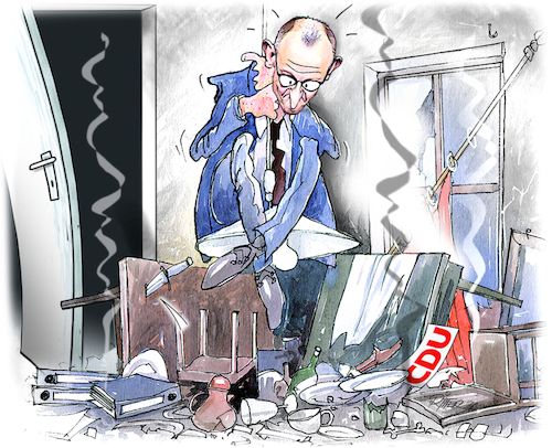 Cartoon: CDU Wahldebakel (medium) by Ritter-Cartoons tagged cdu,wahldebakel,in,bw,friedrich,merz,im,trümmerhaufen,presse,karikaturen,von,berthold,ritter,cartoons,cdu,wahldebakel,in,bw,friedrich,merz,im,trümmerhaufen,presse,karikaturen,von,berthold,ritter,cartoons