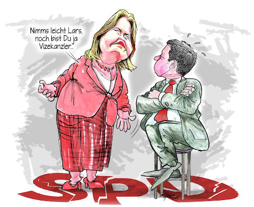 Cartoon: Erneut ein Debakel für die SPD (medium) by Ritter-Cartoons tagged vizekanzler,lars,klingbeil,vizekanzler,lars,klingbeil