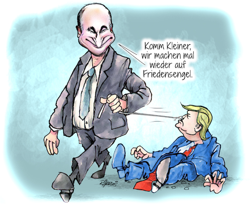 Cartoon: Friedensengel (medium) by Ritter-Cartoons tagged friedensengel,friedensengel