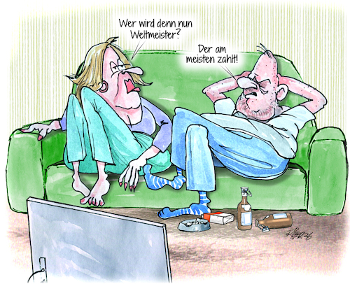 Cartoon: Fußball WM (medium) by Ritter-Cartoons tagged fußball,wm,pressekarikaturen,und,cartoons,von,berthold,ritter,facebook,seite,ritterkarikaturen,fußball,wm,pressekarikaturen,und,cartoons,von,berthold,ritter,facebook,seite,ritterkarikaturen