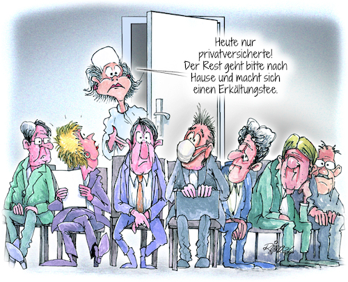 Cartoon: Grippewelle (medium) by Ritter-Cartoons tagged grippewelle,wartezimmer,gesundheitssystem,karikaturen,von,berthold,ritter,presse,cartoons,grippewelle,wartezimmer,gesundheitssystem,karikaturen,von,berthold,ritter,presse,cartoons