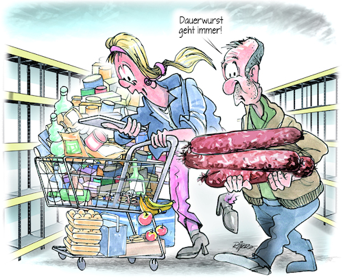 Cartoon: Notfallreserven (medium) by Ritter-Cartoons tagged notfallreserven,notfallreserven