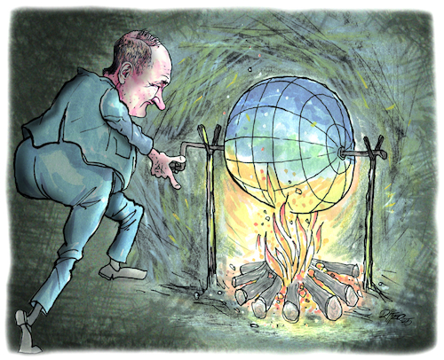 Putins Grillparty