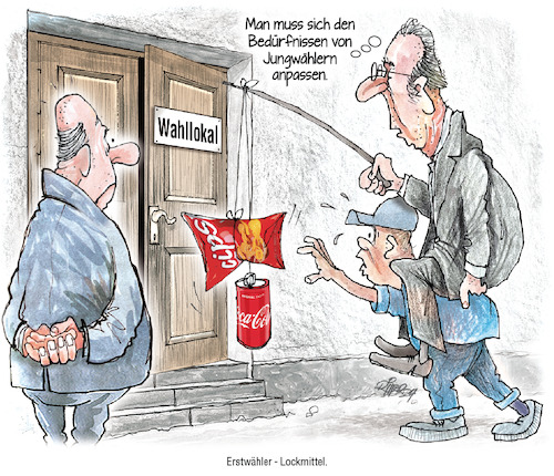 Cartoon: Wahlen 2 (medium) by Ritter-Cartoons tagged wahlen