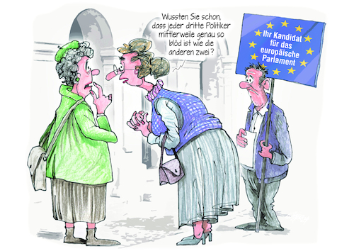 Cartoon: Wahlkampf (medium) by Ritter-Cartoons tagged wahlkampf