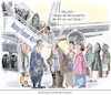 Cartoon: Abschiebung (small) by Ritter-Cartoons tagged flieger
