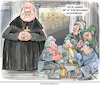 Cartoon: Bescheiden und enthaltsam (small) by Ritter-Cartoons tagged kirche