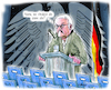 Cartoon: Bundesuhu vor leeren Stühlen (small) by Ritter-Cartoons tagged richterwahl,bundesuhu,mahnt,zu,koolutionsfrieden