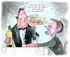 Cartoon: Dinner am Wahlabend (small) by Ritter-Cartoons tagged fdp,christian,lindner