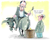 Cartoon: Goldesel (small) by Ritter-Cartoons tagged goldesel,staatsverschuldung