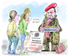 Cartoon: Losverkäufer (small) by Ritter-Cartoons tagged wehrdienst,bundeswehr,pristorius,koalitionsstreit,union,spd,bei,losverfahren,ritter,karikatur,pressezeichnung