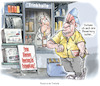 Cartoon: Plausch an der Trinkhalle (small) by Ritter-Cartoons tagged plausch,an,der,trinkhalle