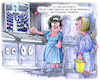 Cartoon: Putzfrauen im Bundestag (small) by Ritter-Cartoons tagged live,abstimmung,zum,finanzpaket