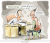 Cartoon: RentenAntragsteller (small) by Ritter-Cartoons tagged volle,bezüge