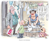 Cartoon: Streiktage (small) by Ritter-Cartoons tagged streiktage